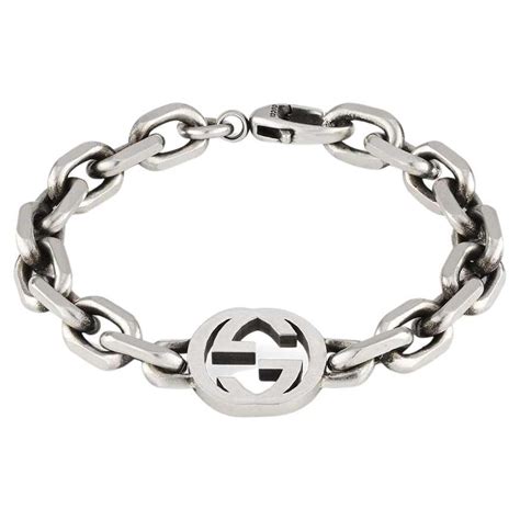 gucci interlocking g enamel bracelet